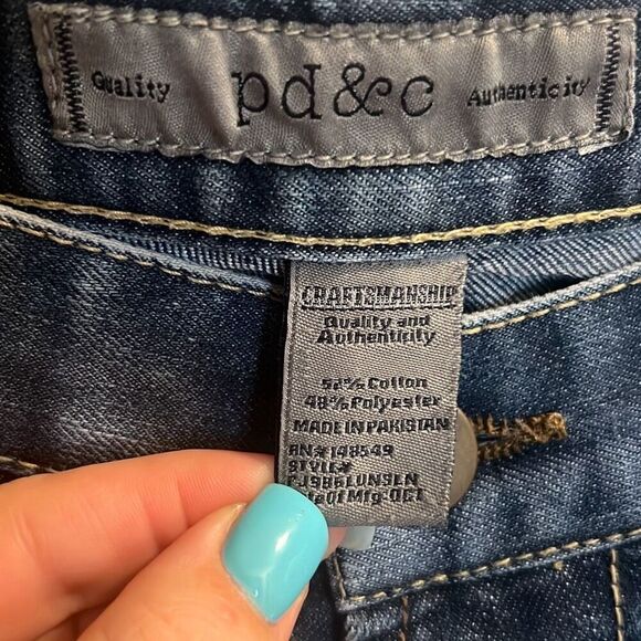 ✨Paper Denim & Cloth Slim Straight Wash Out Sz 32x30 Jeans✨ - Picture 5 of 5